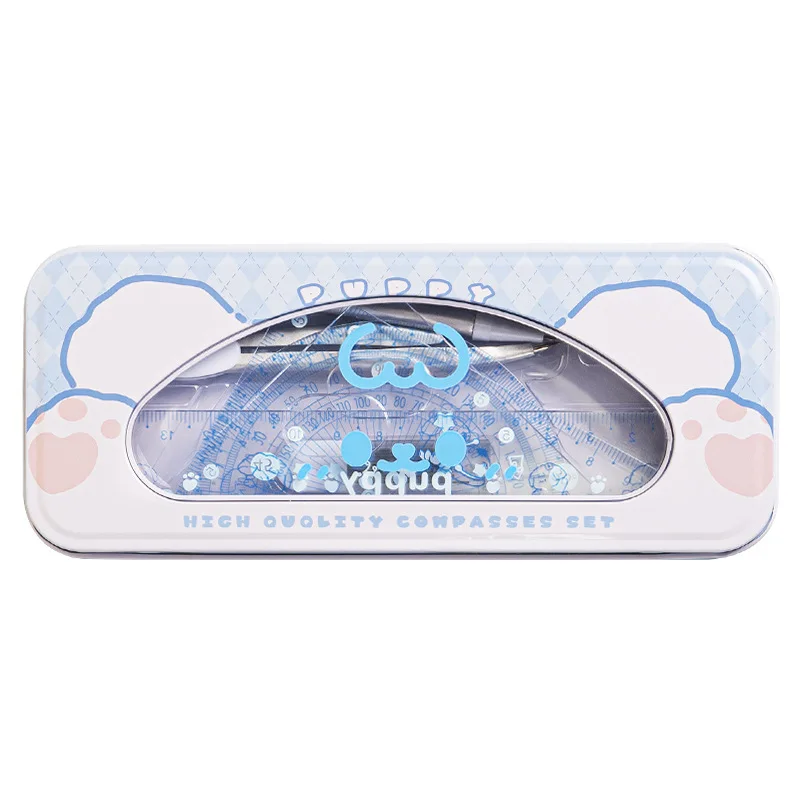 Student Circular Gauge 7 Piece Set Stationery Geometric Drawing Tools Study Stationery Supplies