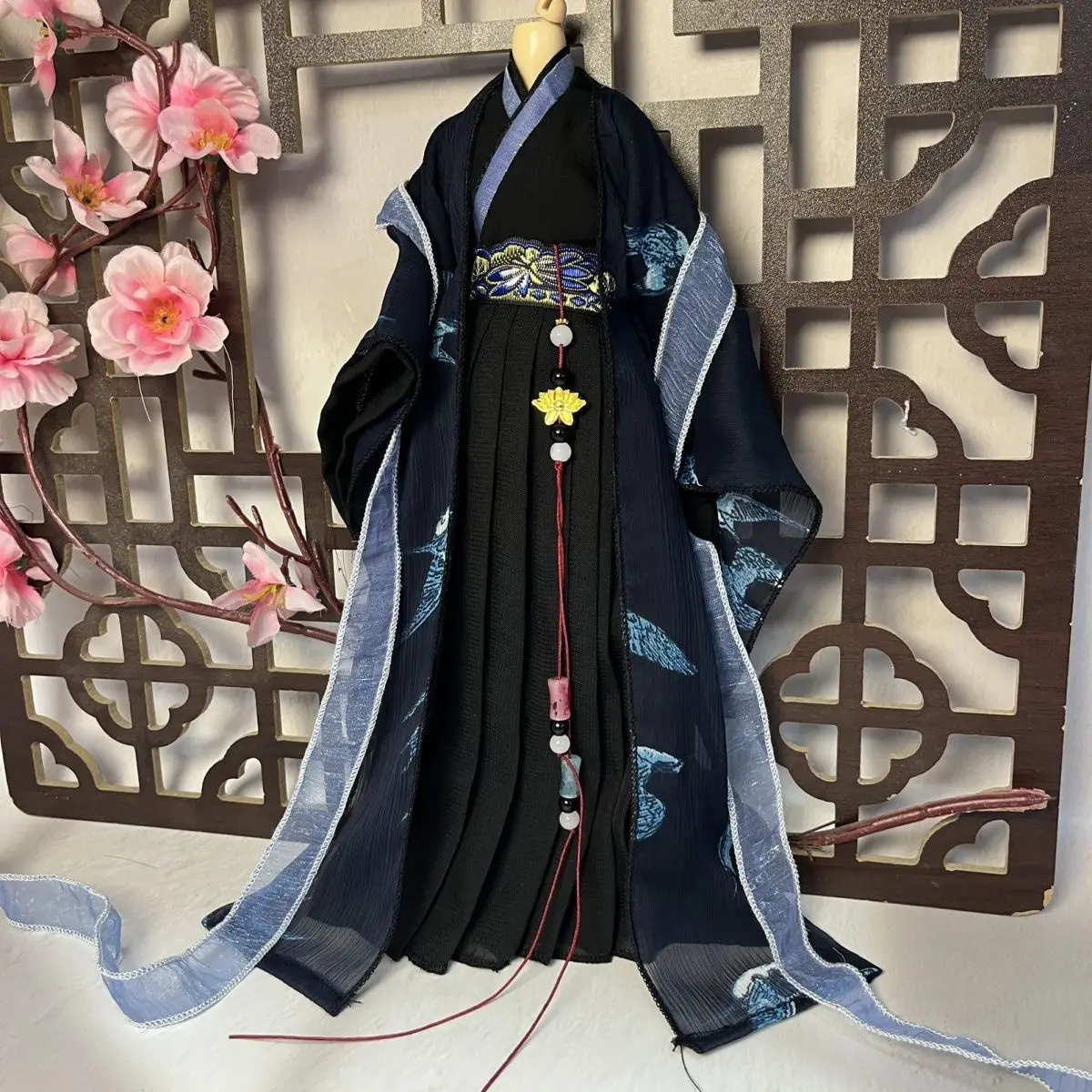 

1/6 Doll's Clothes Suit for 30cm Male Female Bjd Doll Dress Up Girl Toy Ancient Chinese Style Clothing Doll Accessories, No Doll