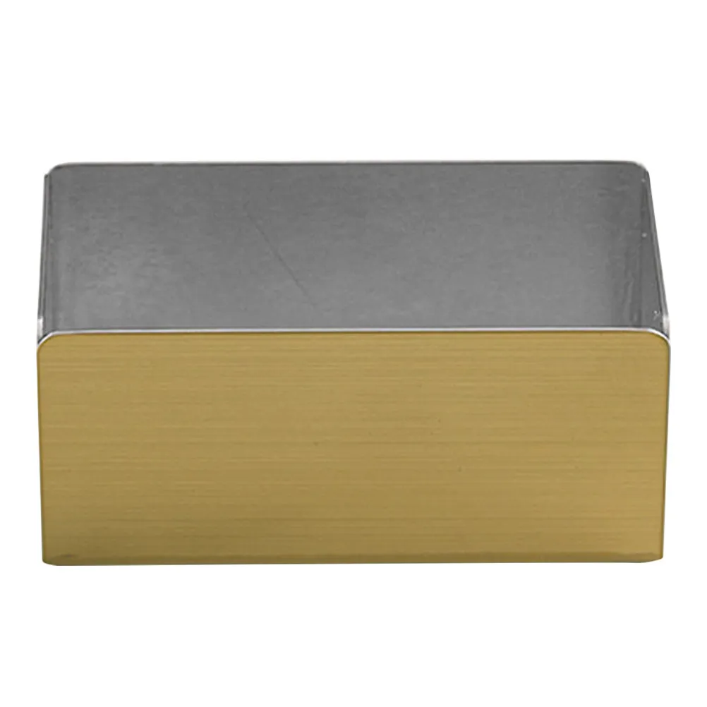 Stainless Steel Rectangular Tea Organizer Box Sugar Packet Holder Coffee Creamer Holder Small Container Kitchen Coffee Bar