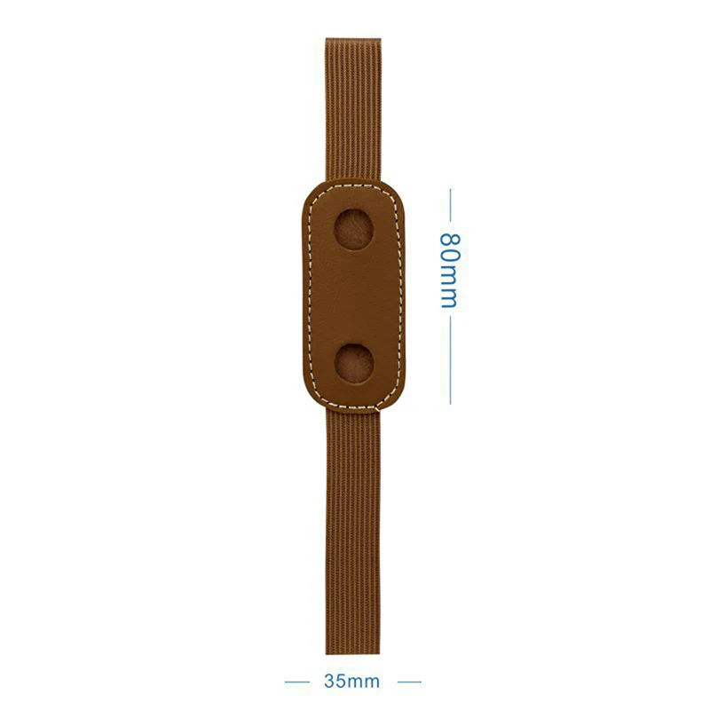 1pc verstellbarer Gummiband Stift halter bunte pu Leder Stift Ärmel Tasche elastische Notebook Stift halter abnehmbar