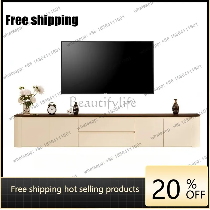 PGNordic European Tv Cabinet Minimalist No Foot Modern Living Room Tv Stands Unique Designer Meuble De Television Furniture Home