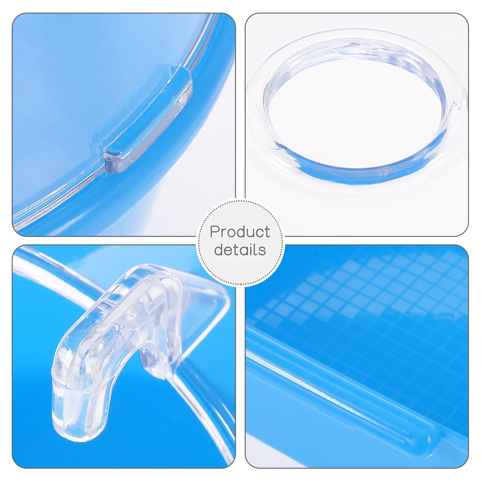 

NOLITOY Acrylic Bird Bath Tub Hanging Parakeet Cage Accessory Extra Large Parrot Bathing Water Feeder Toy Oversized