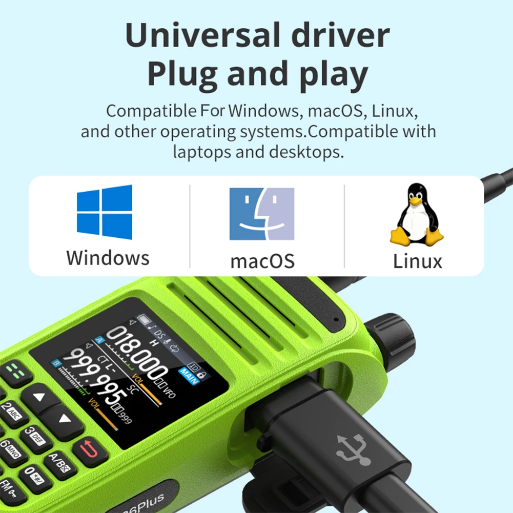 

TPC11 TK To Type-C Intercom Programming Adapter TYPE-C Walkie Talkie Programming Plug Frequency Writer Connector Radio Accessory