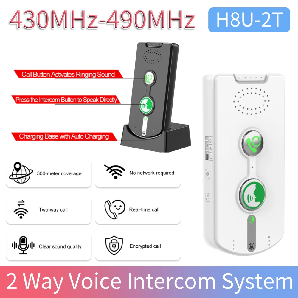 H8U-2T 2 Way Voice … - image
