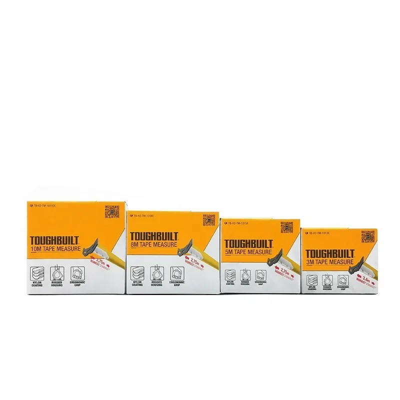 TOUGHBUILT TB-H2-TM-1013X TB-H2-TM-1015X TB-H2-TM-1018X TB-H2-TM-10110X Metric High Precision Wear Resistant Steel Tape Measure