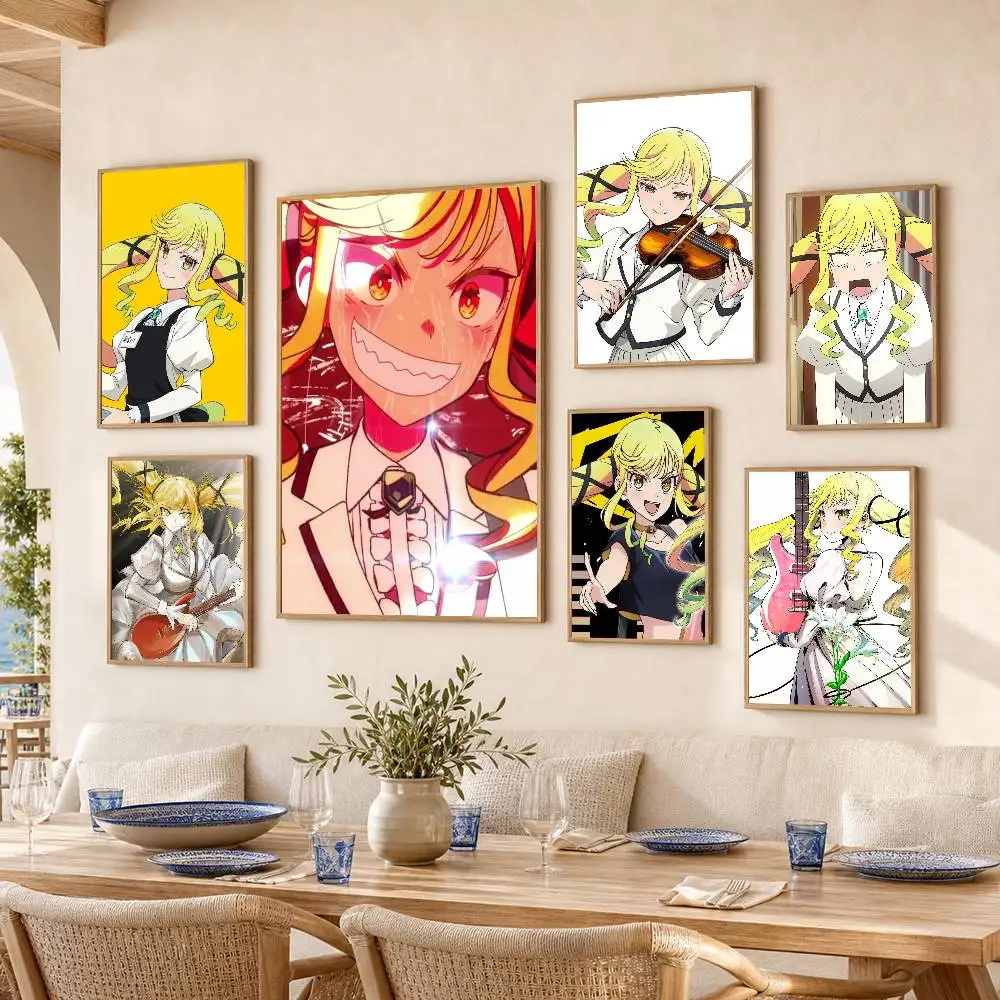 S-Suzunomiya lilisa Waterproof Self-Adhesive Wall Poster for Bedroom Living Room Home Decor