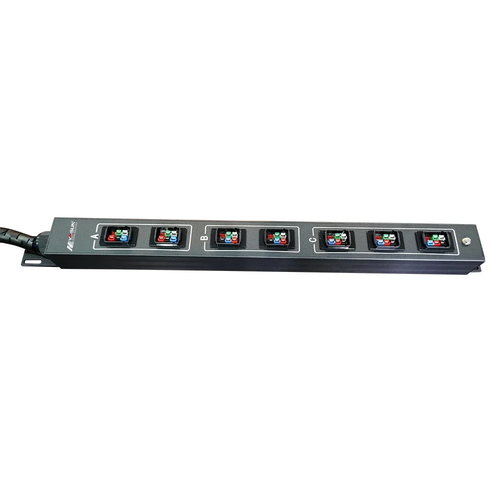 Rack S21 T21 PDU Power Distribution Unit Customized 7 Bits Outlets Power Cord PDU for Network Cabinet