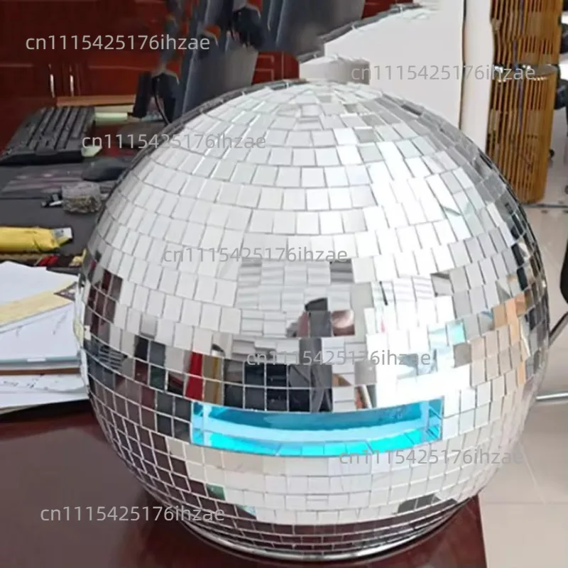 Mirror ball glass reflective ball helmet stage decoration performance radium performance props headdress