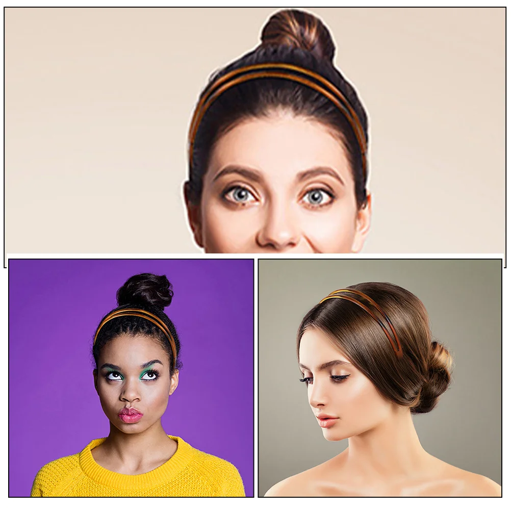 

2Pcs Non-Slip Teeth Hairbands Women Headbands for Workout Face Washing Hair Fixing Headband Fashion Durable Women Hairband