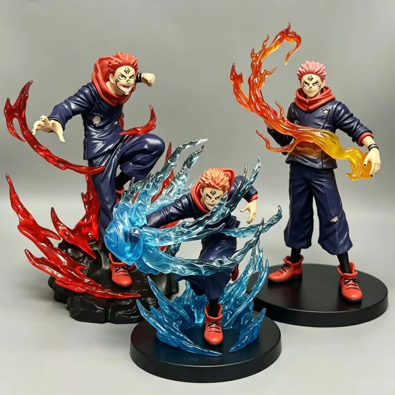 Heißer Anime Jujutsu Kaisen 17cm Ryomen Sukuna Statue Actionfigur Modell Puppe Dekoration Sammlerstücke Geschenke