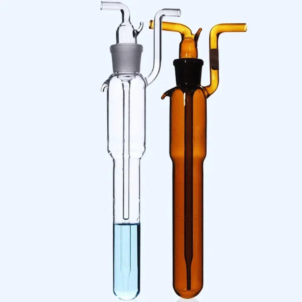 10ml 25ml 50ml Gas Collecting Sampling Tube Bottle Absorber Labrotary Glassware Chemical Experiment for Formaldehyde Air Bubble