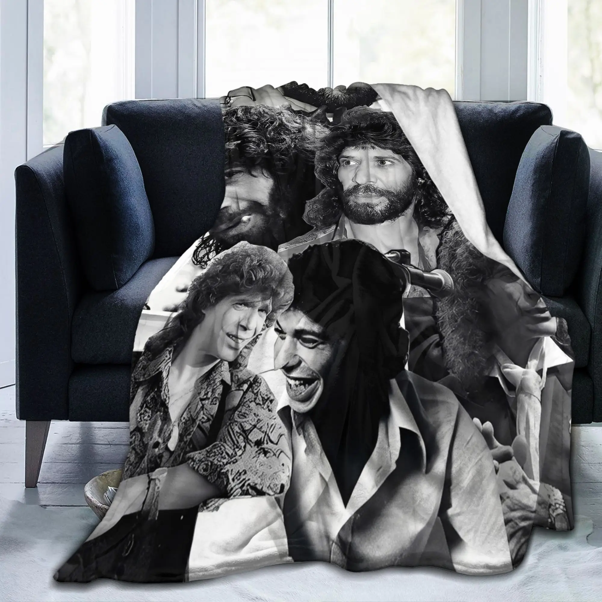 Camarons De La Isla Flamenco Singer Wool Blanket Music Rock Funny Throw Blanket for Home 125*100cm Ultra-Soft
