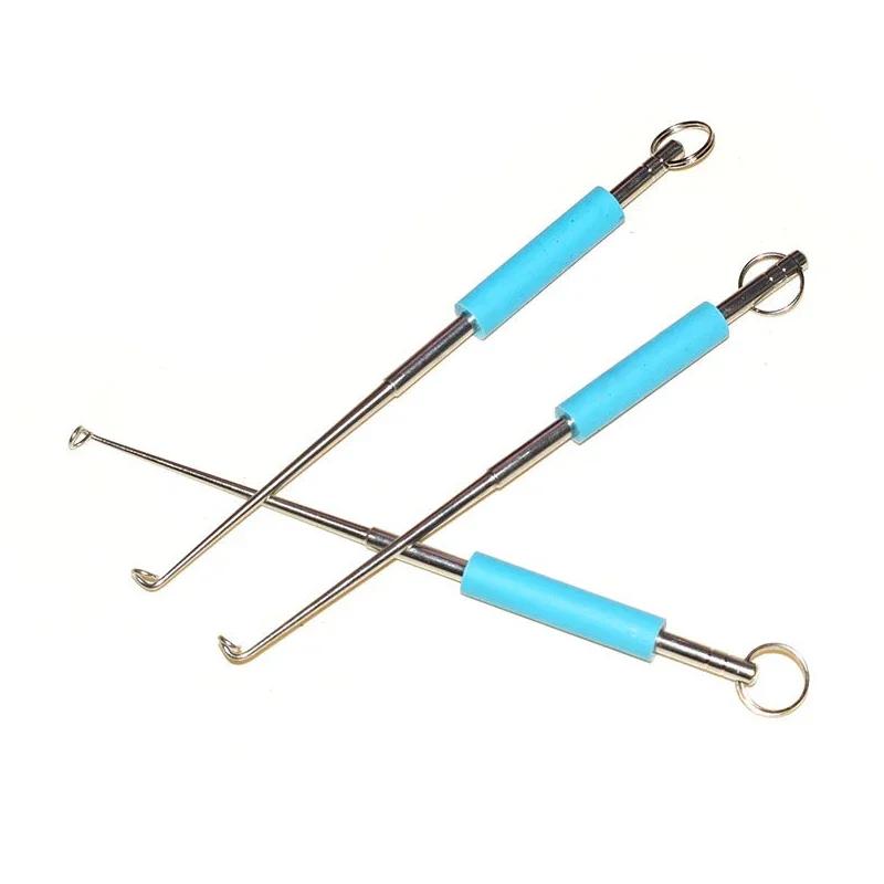 Aço inoxidável Pesca Gancho Remover, Fishhook Detacheur, Fish Hook Extractor Tool for Lover, Novo, 1Pc