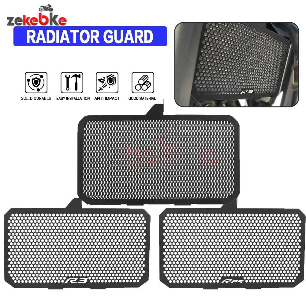 

For YAMAHA YZF R3 R25 2015-2017-2018-2019-2020-2021-2022-2023-2024-2025 Motorcycle Radiator Grille Guard Protector Protection
