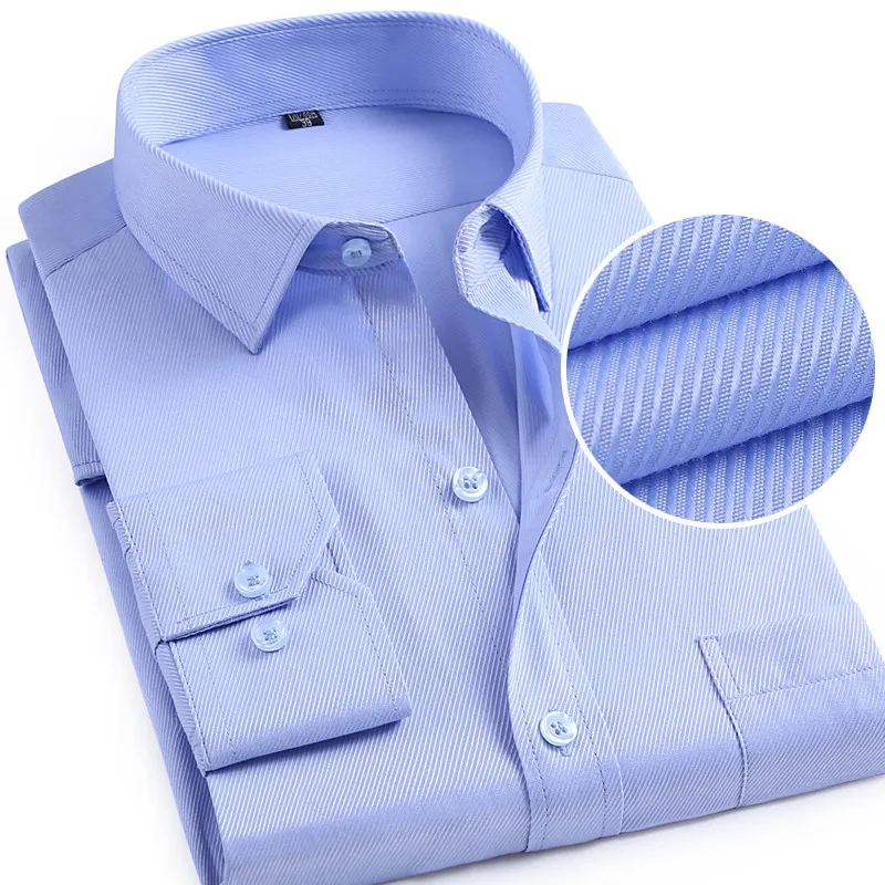 Long Sleeve Men's Suit Shirt Color Lapel Classic Collar Business Casual Polyester Fiber Commute Suitable Slim Fit Spring