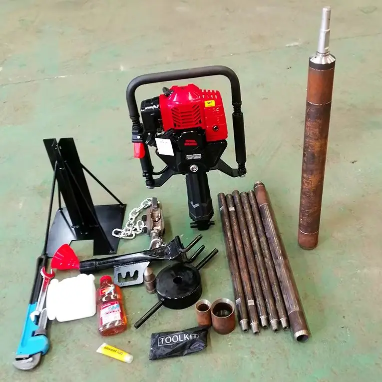 

Customized 25m high-efficiency single-unit portable small geological exploration core mining drill rig