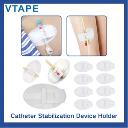 60 Pcs Catheter Stabilization Device Feeding Tube Holders PD Dialysis Patch for Peg Tube J Tube G-Tube Peritoneal Dialysis