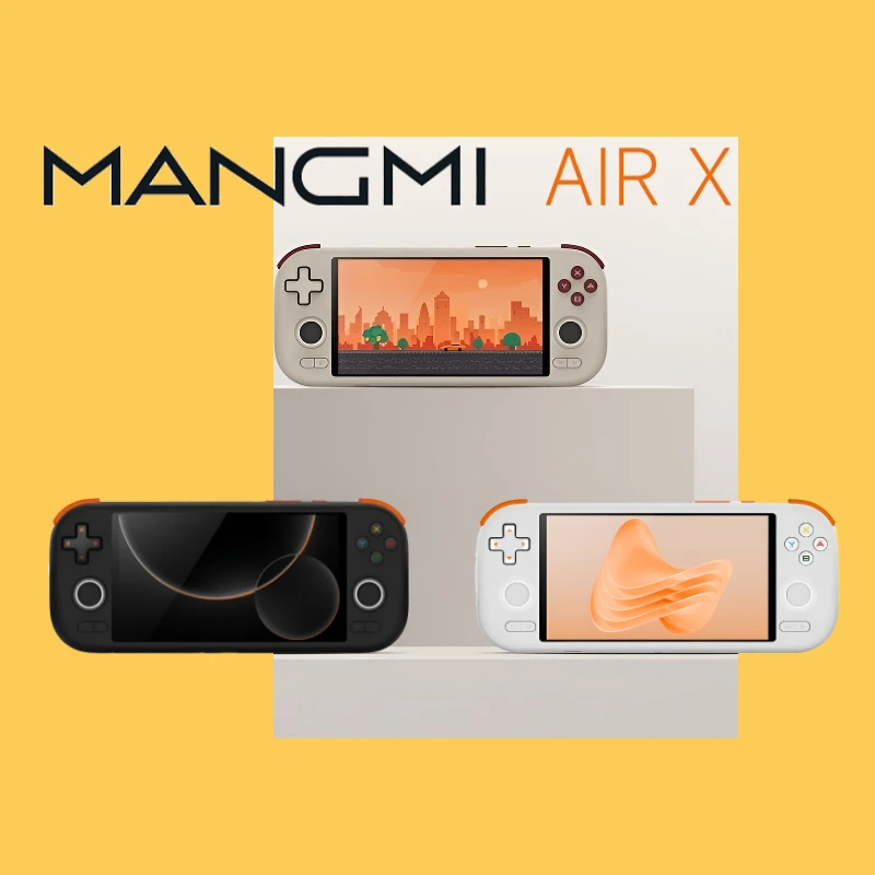 MANGMI AIR X Android Handheld Game Console 5.5inch FHD Touch Screen Qualcomm Snapdragon 662 5000mAh Large Batter Ergonomic