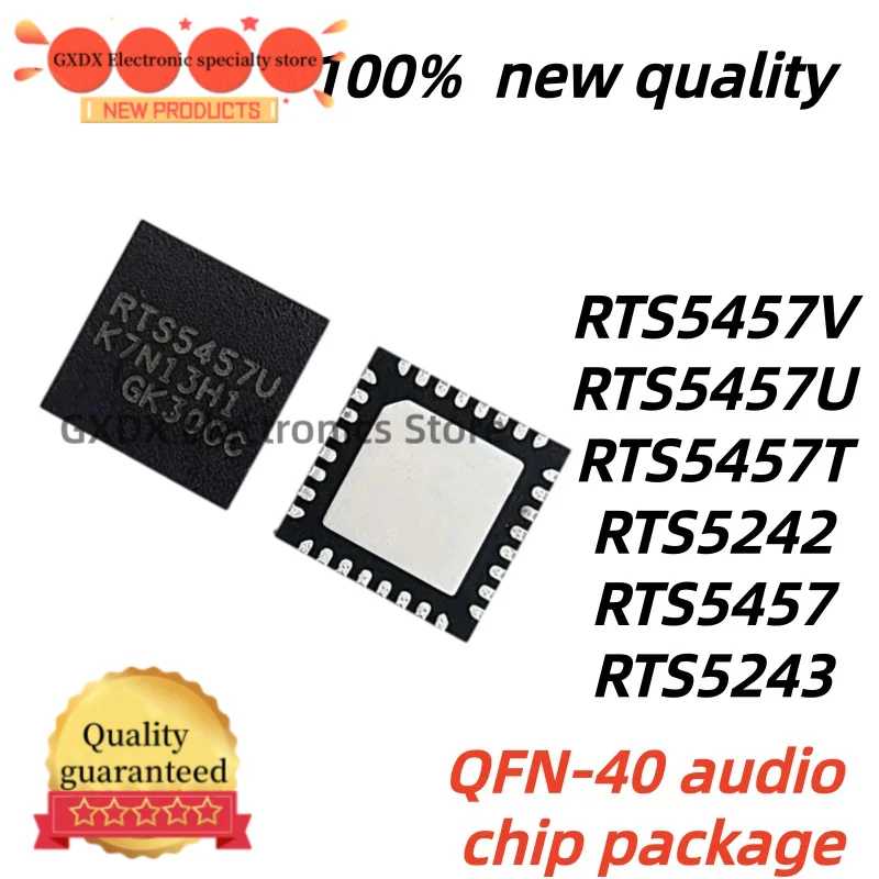 1pcs 100% New Quality RTS5457T RTS5457 RTS5243 RTS5242-GR 5457U 5457V 5457T 5457 RTS5457U RTS5457V QFN-40