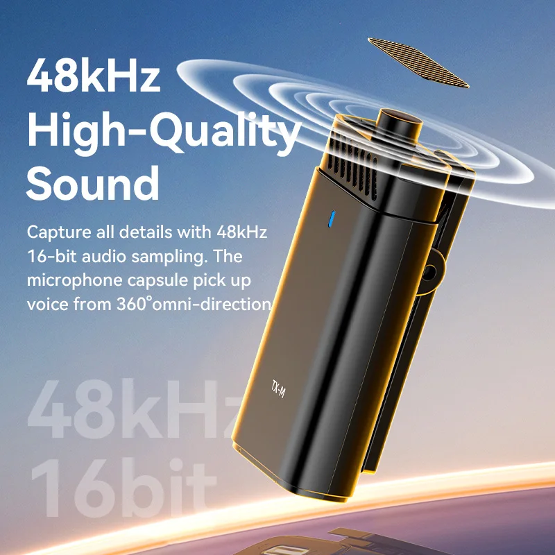 Ulanzi HM2301 Dual Channel Wireless Microphone 48kHz High-quality Sound for Livestreaming Vlog Smartphone Photograph Accessories