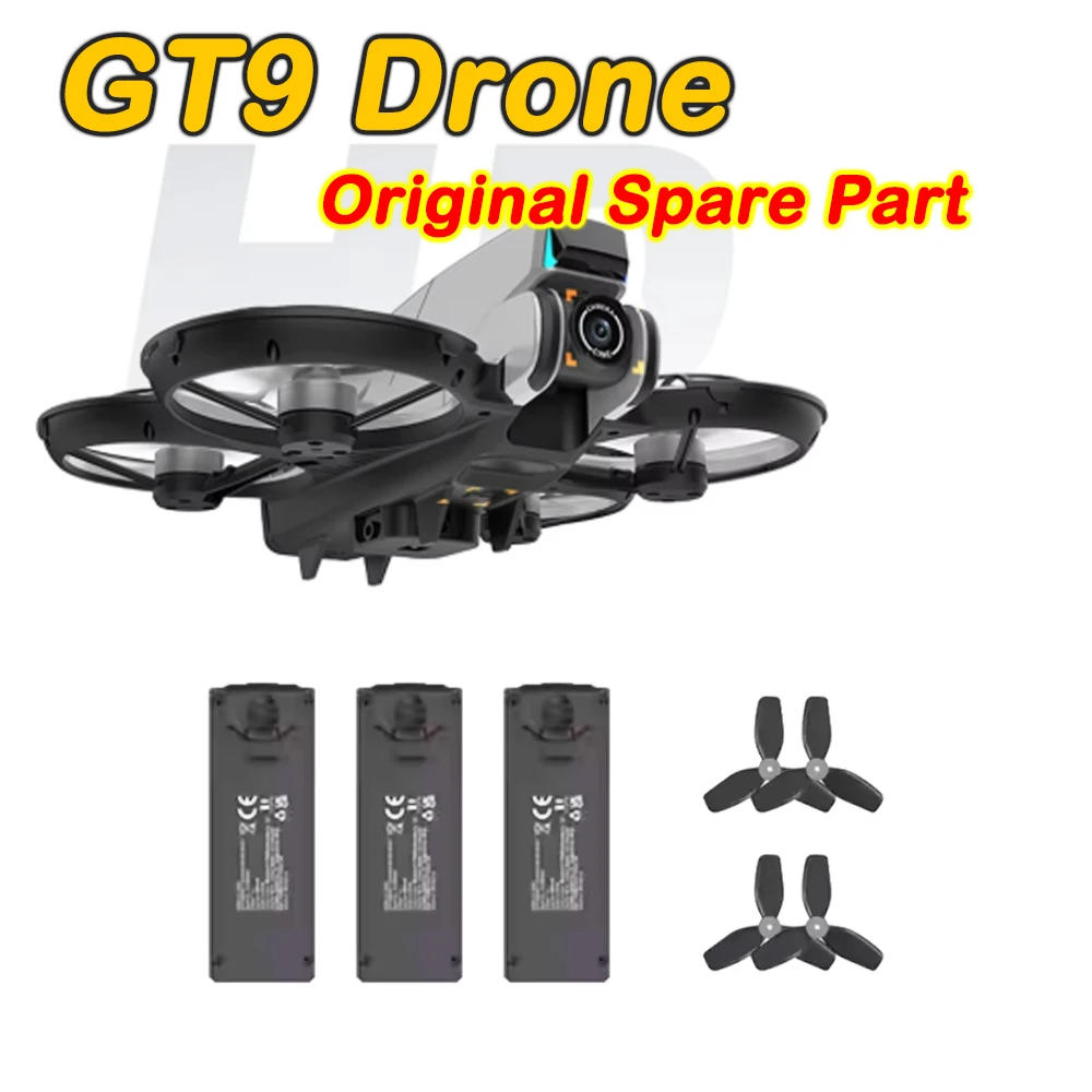 GT9 Drone 4KWifi Professional Drone Original Spare Part GT9 Battery 3.7V 1200mAh / Propeller Balde Part Accessory