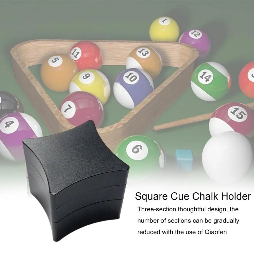 Durable Chalk Holder Portable Magnetic Pool Cue Chalk Holder Aluminum Alloy Snooker Chalk Box Carrier Case for Billiard