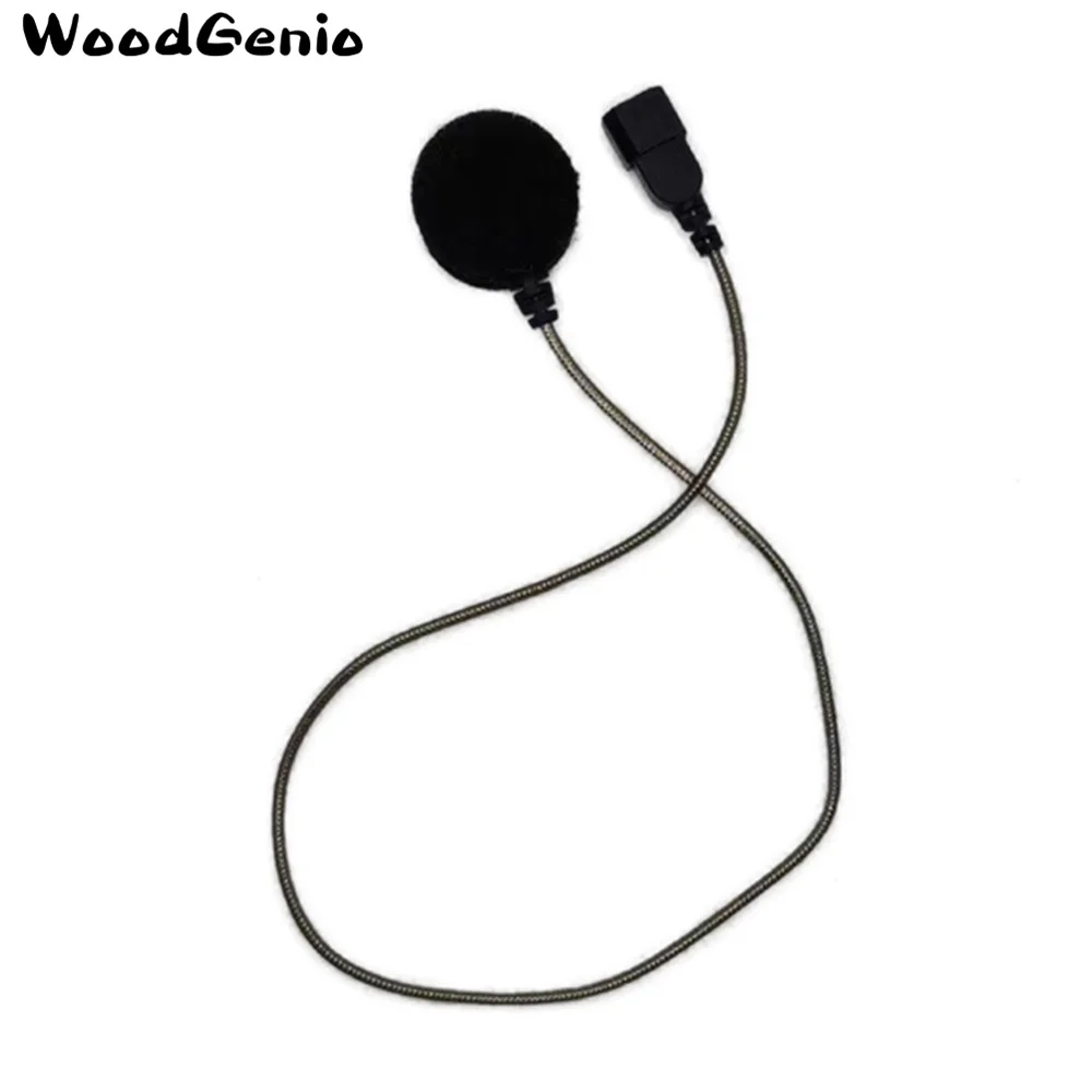 Проводной микрофон WoodGenio для мотоциклетной Bluetooth-гарнитуры Cardo/ LEXIN