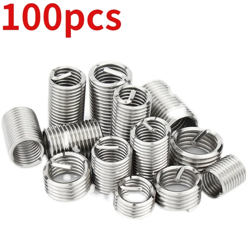 

100 шт. для 304 # Скоба из нержавеющей стали Винт Втулка Резьбовая оболочка Винт Втулка M1.6m2.5M3M4M5M6M8M10