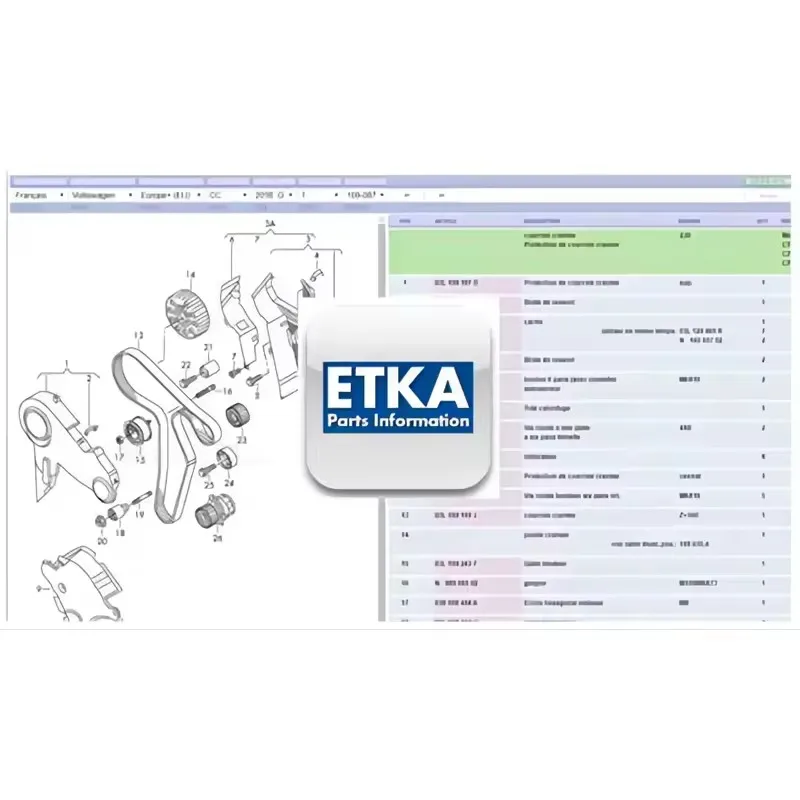 

2026 ETK A 8.3 Group Vehicles Electronic Parts Catalogue until 2025 years For V/W+AU/DI+SE/AT+SKO/DA etka 8.5 Multi-Languages