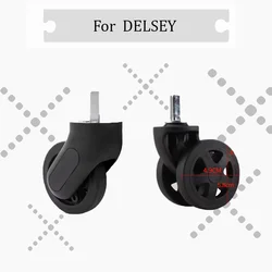 For The French Ambassador DELSEY Original Universal Wheels Smooth Slient Anti-slip Luggage Accessories Wear-resistant