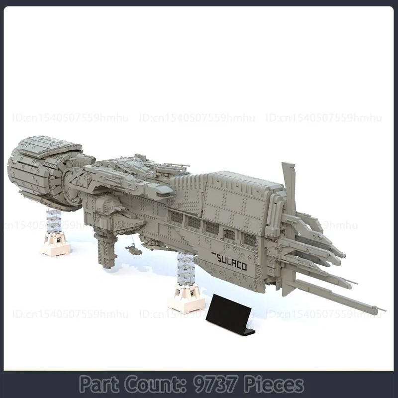 Space Series USS Sulaco Model Moc Building Blocks Spaceship Diy Assembled Technology Bricks Puzzle Toys Creative Display Gift