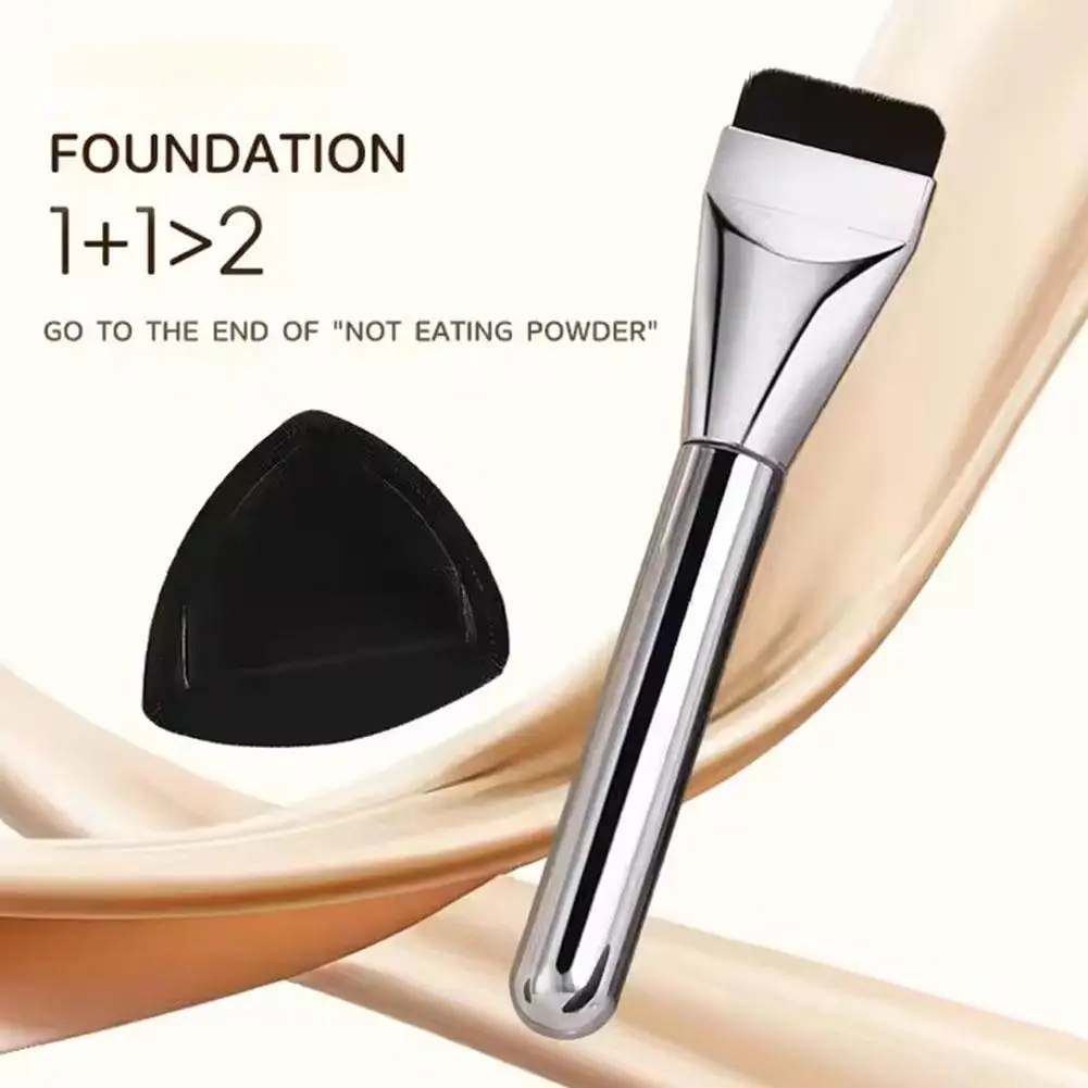 Набор кистей для макияжа 3в1, пуховка ананаса, супермягкая, без жидкой основы, специальная плоская кисть для макияжа, чистая и гигиеническая коробка для хранения