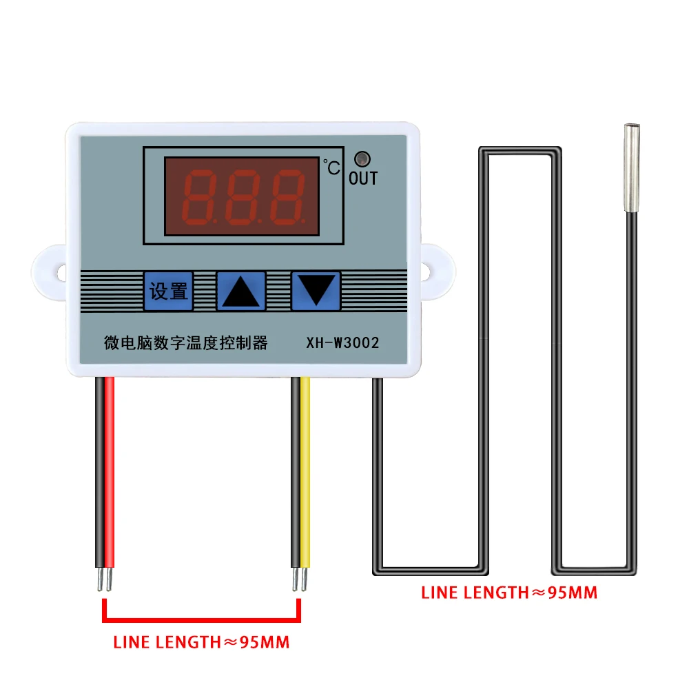 W3001 W3002 dijital sıcaklık kontrol cihazı termostat anahtarı mikrobilgisayar termometre yeni Thermoregulator 12/24/220V