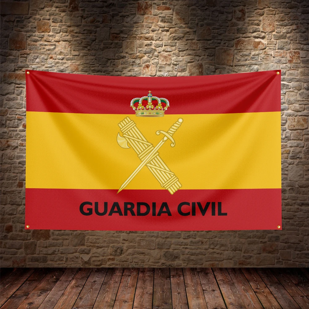 علم الرمز المدني لحرس إسبانيا للديكور #3