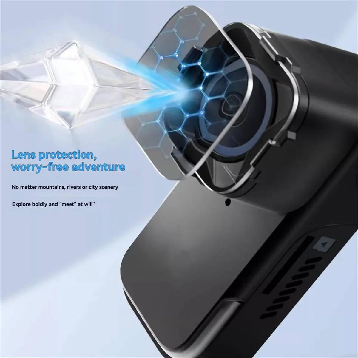 【~ New A88T】For FPV Racing Drone Camera Thumb 4K V2 Version FOV HD Camera 16g Built-in Gyro Filter FPV Camera Wide Angle
