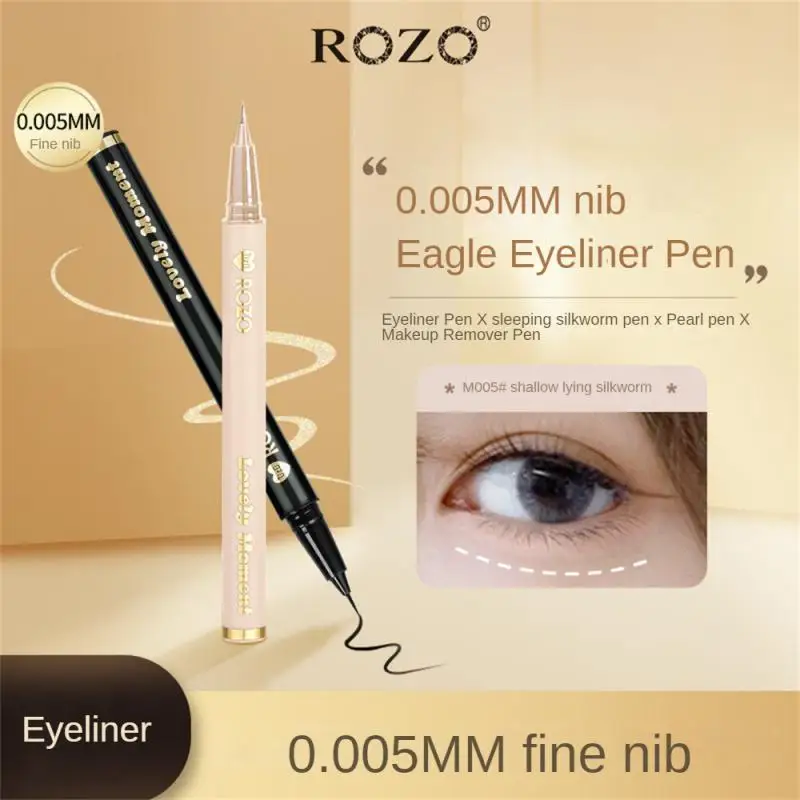 Waterdichte Diamant Glitter champagne Vloeibare Eyeliner Oogschaduw Make-up Zwart Bruin Eyeliner Pen Eye Beauty Party Makeup Tools