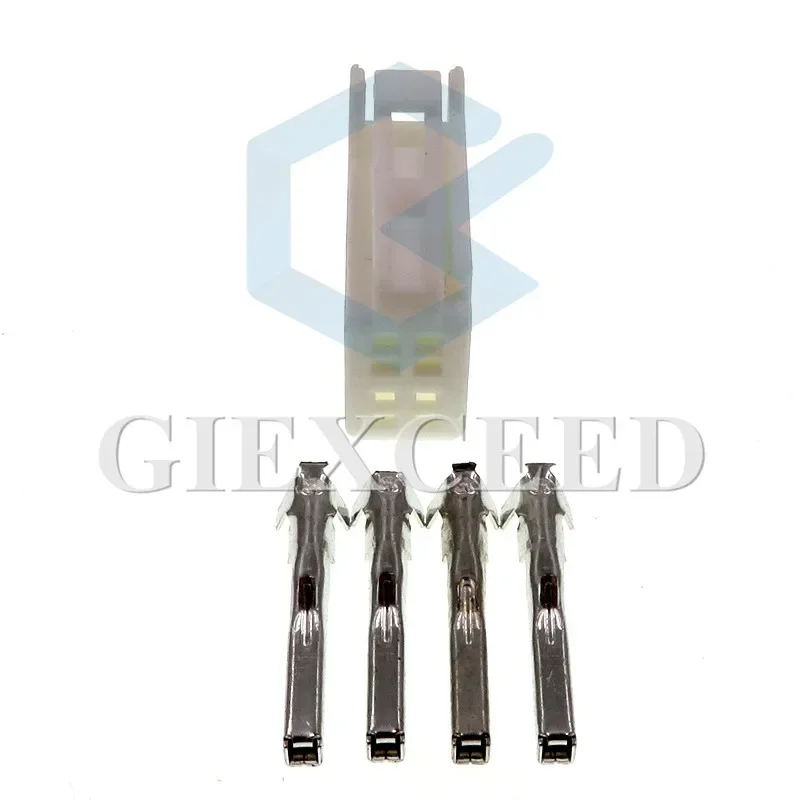 2 Sets 4 Pin 90980-12211 Automotive Rear View Cable Socket Auto Female Connector AC Assembly For Toyota Mazda