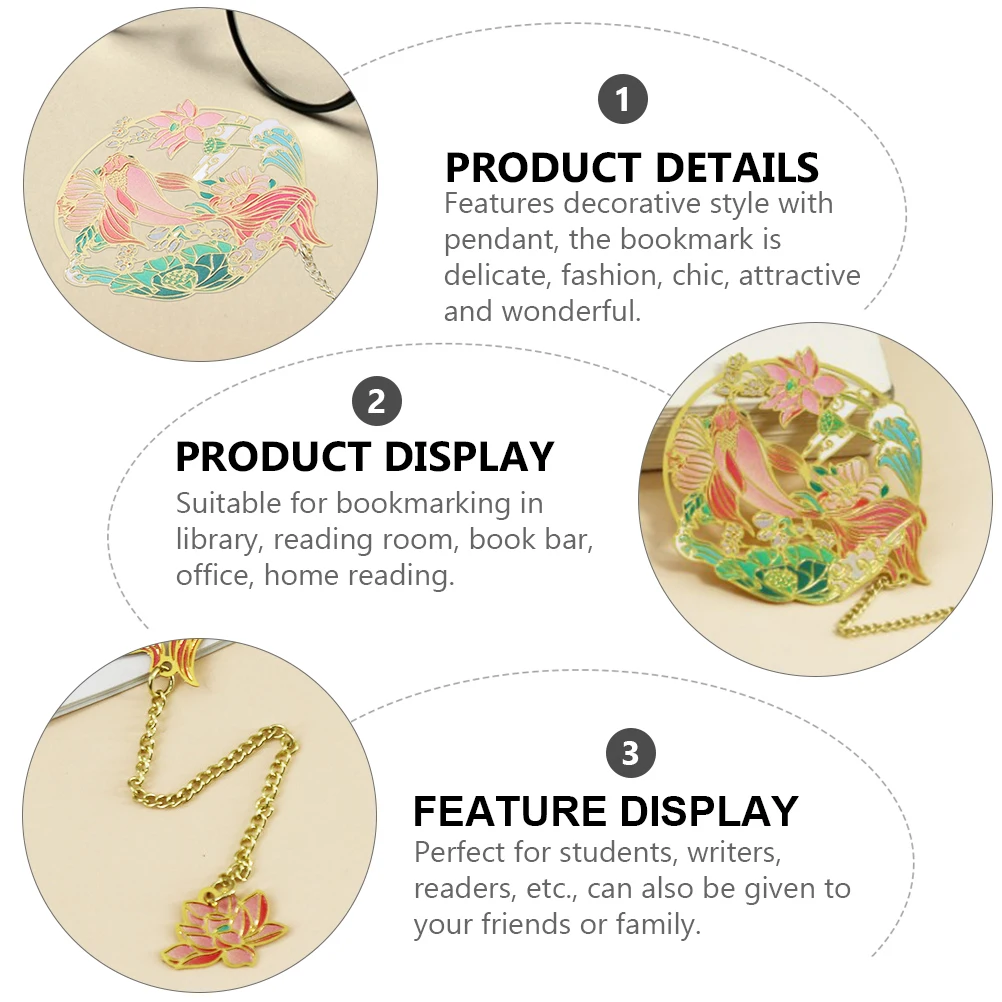 Messing-Lesezeichen, Lesekunst, Lesezeichen, Leser, Lesezeichen, Anhänger, Lesezeichen, Messingschnitzerei, dekorativer Stil, Mode