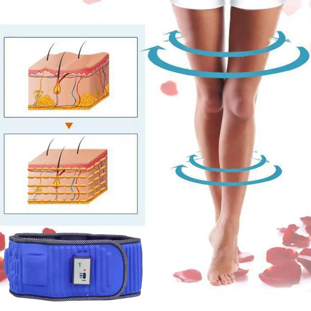 Abdomen Belt Safe Magnet Stone Muscle Trainer Elastic Abdominal Machine  Magnet Stone Fat Burning Belt Workout Use