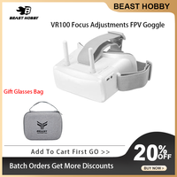 BeastHobby VR100 Focus Adjustments FPV Goggle with 5.8G 40ch Receiver 3.0 inch screen for Racing Drone  ﻿