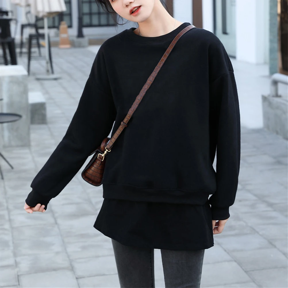 

Fake Hem Extender Shirt For Women Girls Chiffon Layering Half Length Skirts Daily Wear Street Style Blouse Shirt Extender