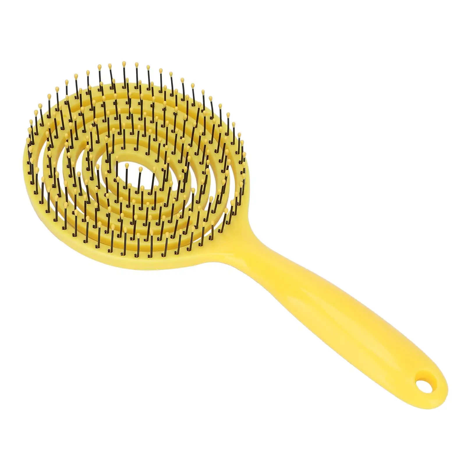 Detangling Hair Straightening Brush for curly Hair - Comfortable & Easy to Use