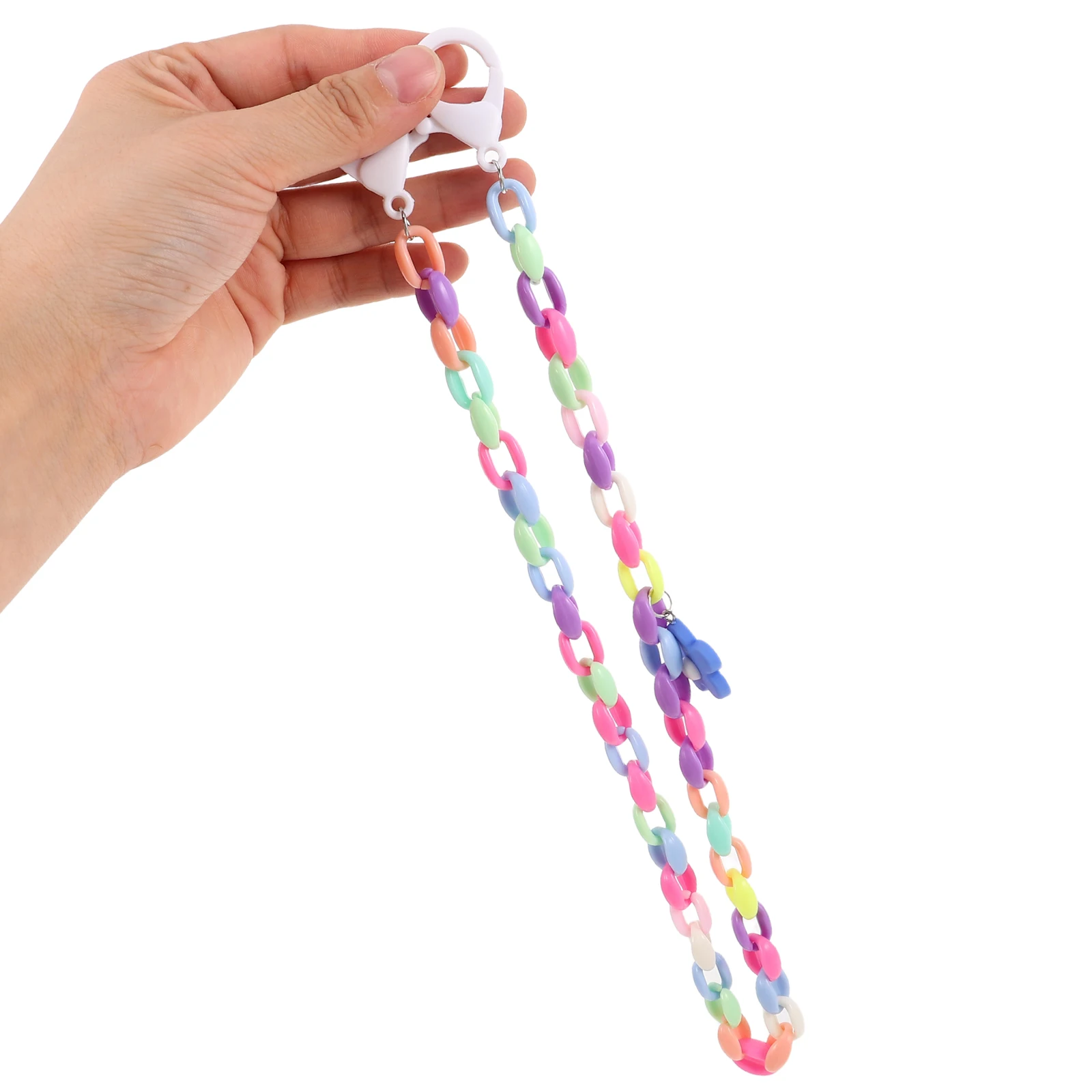 

Children Mask Chain Eyeglass Strap Fashion Neck Chains Stylish Kids Anti Lost Flower Design Comfortable School Travel