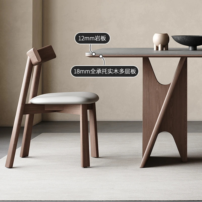 Entrance Hall Furniture Living Room Cabinets Full Dining Table Chair Portable Solid Wood Terrace Set Center Muebles Study Tea image 5
