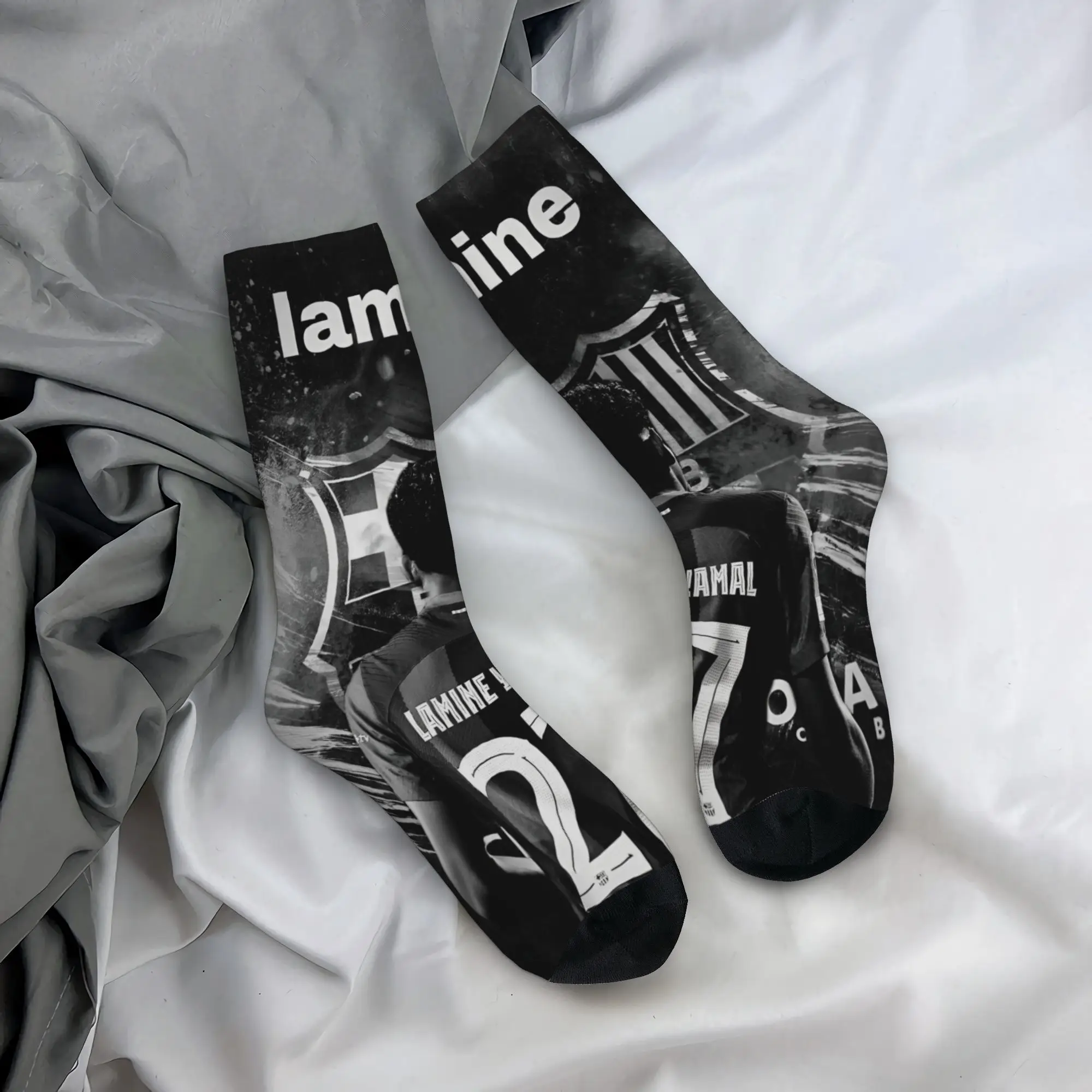 Lamine Y-Yamal Socks Accessories For Men Women  Football Star  Soccer Socks Super Soft Wonderful Gifts