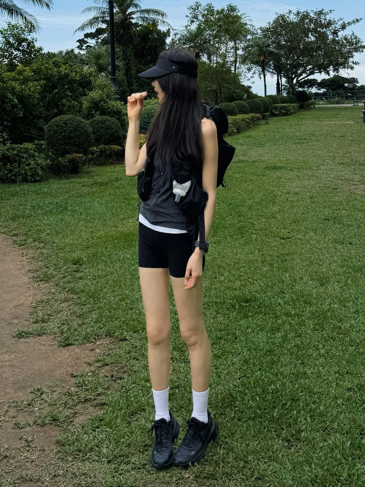 

Romiadow женские высокоэластичные легкие спортивные повседневные средства для йоги Bla летний сезон со средней талией, нейлоновая смесь спандекса