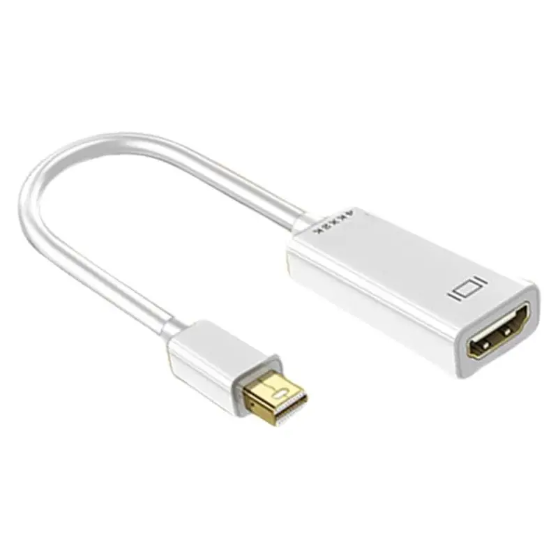 

96GE Mini DP To Hdmis Adapter 4K Audios Video Syncing Converters For Mini DisplayPort