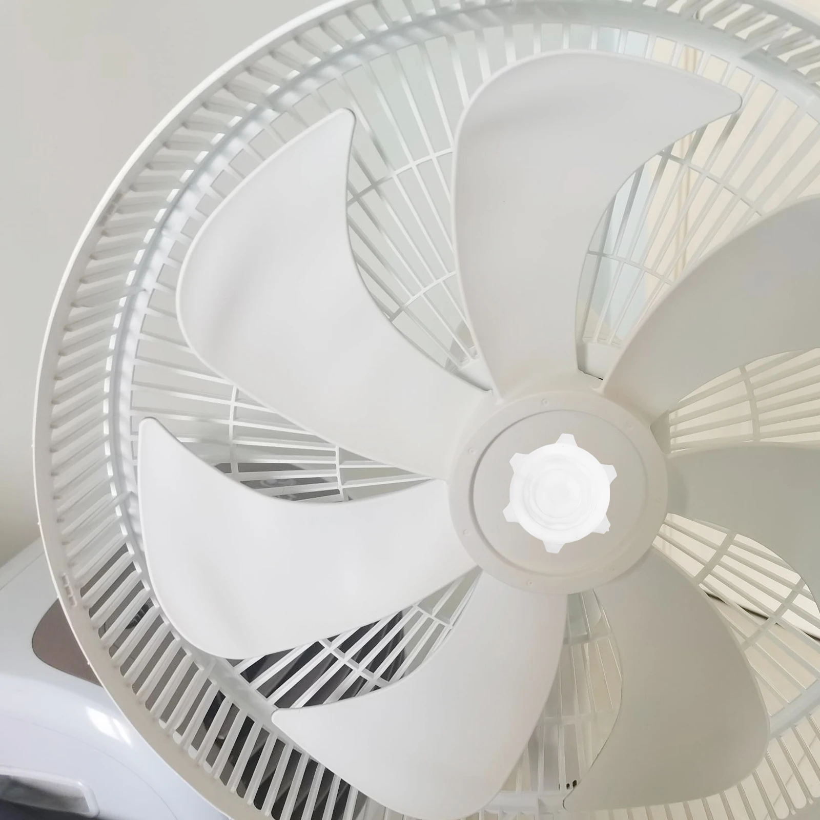 

1 set Fan Nut Covers Blade Accessories White Plastic Replacement Parts Electric Fan Mesh Cover Nuts Universal Fittings Stable