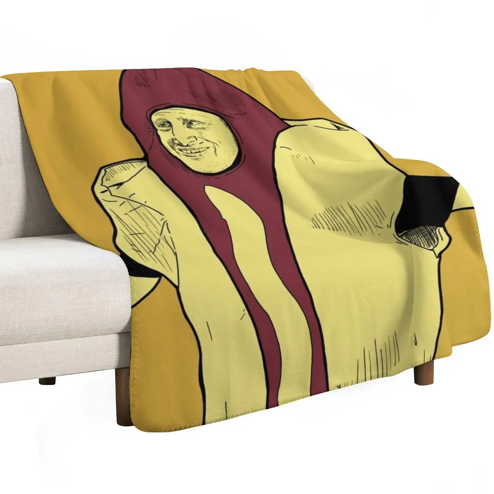 Hot Dog Car Crash (I Think You Should Leave) Throw Blanket Single Sofa Throw Luxury Designer Beautifuls Designers Blankets