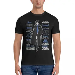 Quotes. V2.0 Men T Shirt S-Sherlock Holmes Casual Tees Short Sleeve O Neck T-Shirts Pure Cotton Original Tops